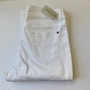 Chico’s, NWT, Wht. Denim, Platinum,Ultimate Fit